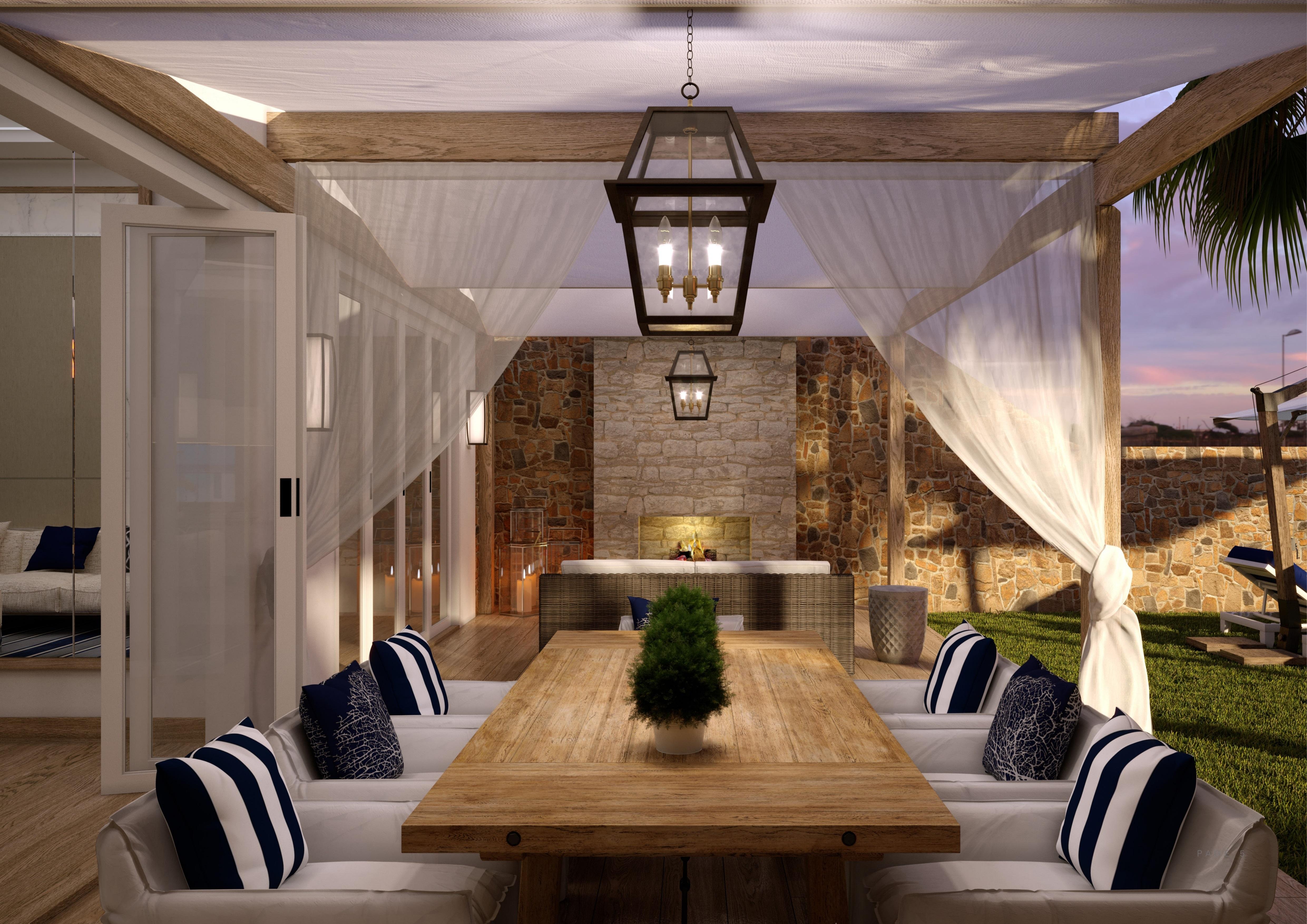 Minos Imperial Luxury Beach Resort & Spa Milatos Exterior photo 3D rendering of a pergola